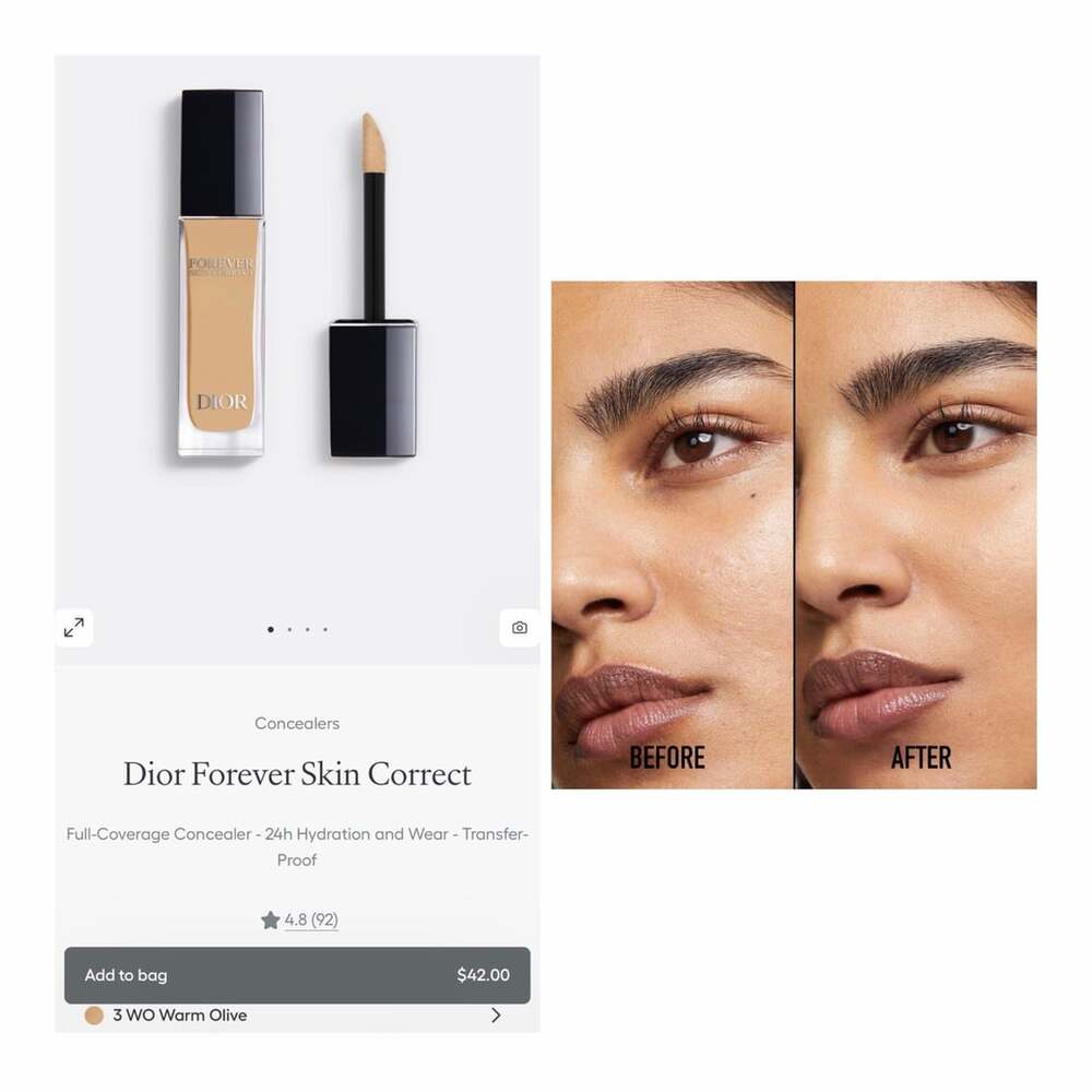 Dior Forever Skin Correct Concealer 3 WO Warm Olive